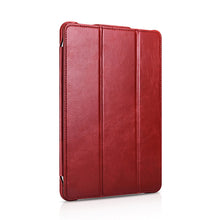 Jisoncase Vintage Smart Tablet Cover For iPad 9.7" Genuine Leather Cases