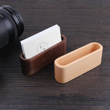 Wooden Desktop Business Card Holder Storage Box, Home Goods, Gifts for Designers, Clean minimal gifts for designers and creatives, gift, design, designer - Gifts for Designers, Gifts for Architects
