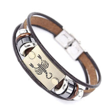 Zodiac Leather Bracelets