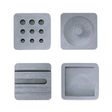 4pcs/set Creative Cement Desk Organizer, , Gifts for Designers, Clean minimal gifts for designers and creatives, gift, design, designer - Gifts for Designers, Gifts for Architects