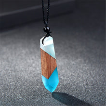 Handmade Wood and Resin Necklace