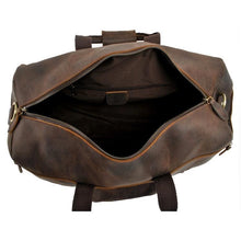 Crazy Horse Genuine Leather Weekend Travel Bag | Leather Weekend Duffel Bag, , Gifts for Designers, Clean minimal gifts for designers and creatives, gift, design, designer - Gifts for Designers, Gifts for Architects
