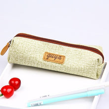 School Office Pen Bag Box Cute PU Leather Small Pencil Cases School Student Supplies Lapis Stationery Storage Korean Bag 05160