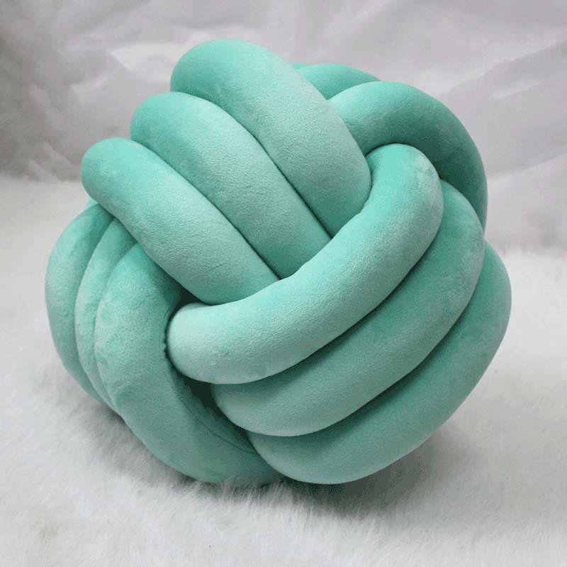 Handmade Knot Ball Pillow – Gifts for Designers