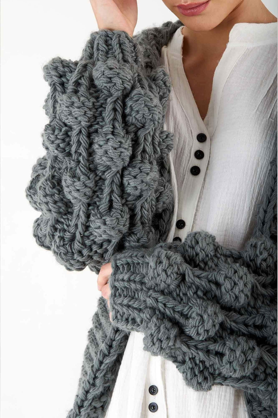 Super Chunky Knit Cardigan  Chunky Knit Sweater – Gifts for Designers