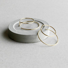 Handmade Minimalist Double Ring Earrings, , Gifts for Designers, Clean minimal gifts for designers and creatives, gift, design, designer - Gifts for Designers, Gifts for Architects