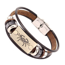 Zodiac Leather Bracelets