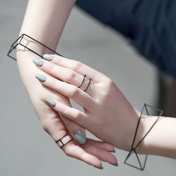 Geometric Minimalist 3D Bracelets