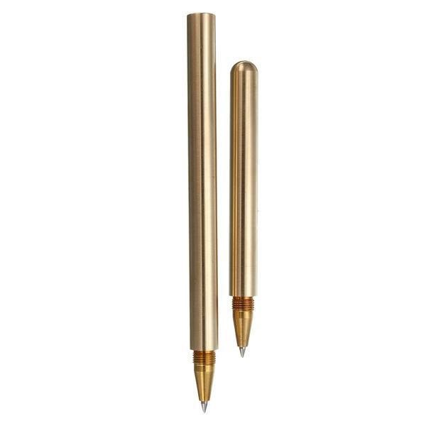Small Brass Pen Creative Brass Journal Pens Journal Pens Brass Short  Ballpoint Pens For Journaling Brass Writing Tools For Home - AliExpress