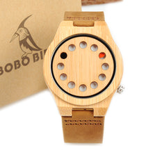 12 Dot Bamboo Wooden Watch