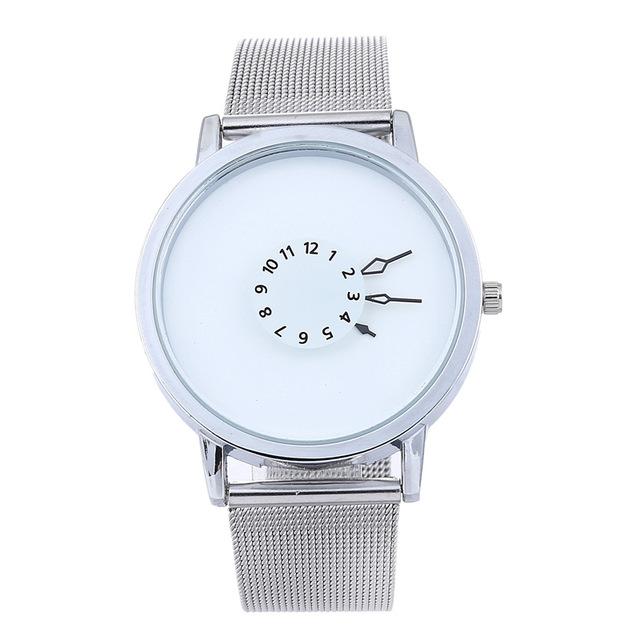 Minimal Metal Band Wristwatch, , Gifts for Designers, Clean minimal gifts for designers and creatives, gift, design, designer - Gifts for Designers, Gifts for Architects