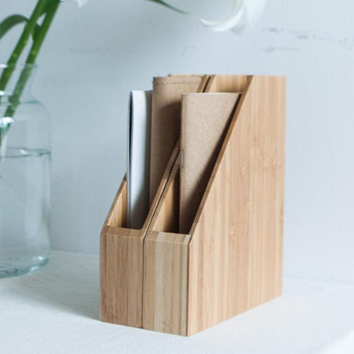 Creative Bamboo Office File Rack Organizer for A4/A5/A6 Paper, , Gifts for Designers, Clean minimal gifts for designers and creatives, gift, design, designer - Gifts for Designers, Gifts for Architects