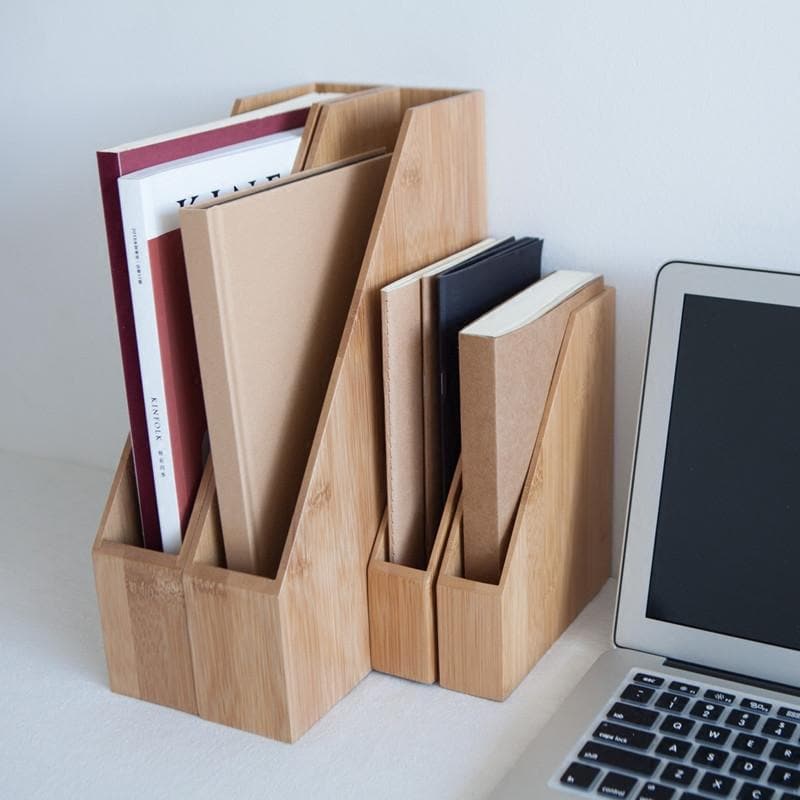Creative Bamboo Office File Rack Organizer for A4/A5/A6 Paper – Gifts ...