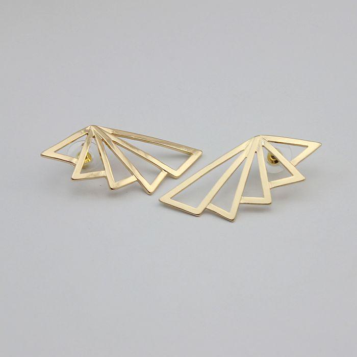 Manufacturer of 916 triangle shape earring lse37 | Jewelxy - 157484