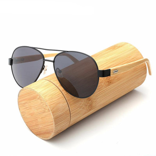 Pilot Bamboo Sunglasses, , Gifts for Designers, Clean minimal gifts for designers and creatives, gift, design, designer - Gifts for Designers, Gifts for Architects