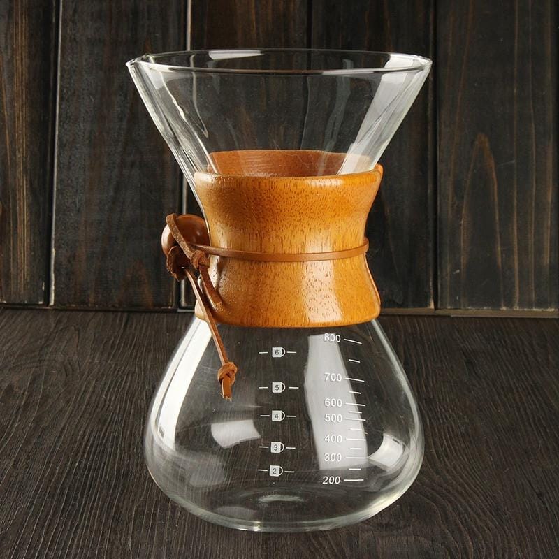 6 Cups Classic Glass Pour Over Coffeemaker, , Gifts for Designers, Clean minimal gifts for designers and creatives, gift, design, designer - Gifts for Designers, Gifts for Architects