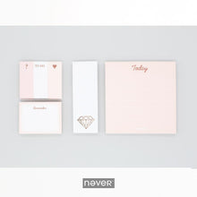 Rose Gold Edition Memo Pad Set, , Gifts for Designers, Clean minimal gifts for designers and creatives, gift, design, designer - Gifts for Designers, Gifts for Architects