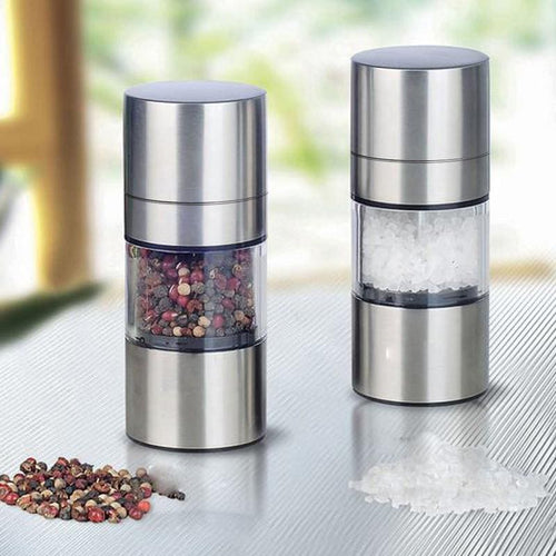 Stainless Steel Manual Salt Pepper Mill Grinder, , Gifts for Designers, Clean minimal gifts for designers and creatives, gift, design, designer - Gifts for Designers, Gifts for Architects