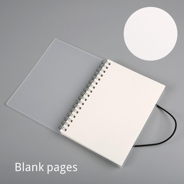 Sketchbook, Spiral Bound Sketchbook, Aluminum Spiral Coil, Blank