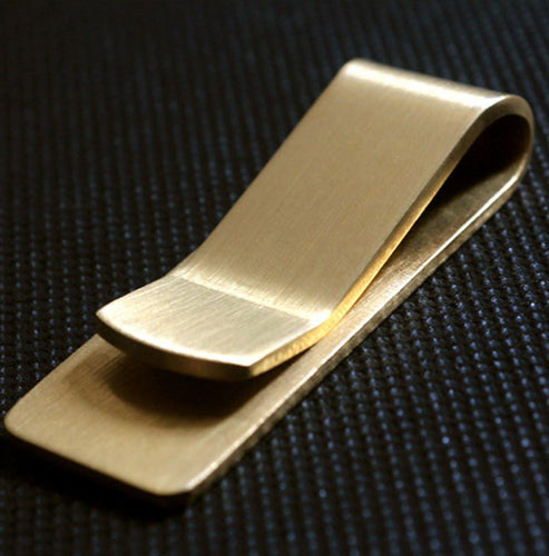 Brass Money Clip, Money Clip, Gifts for Designers, Clean minimal gifts for designers and creatives, gift, design, designer - Gifts for Designers, Gifts for Architects