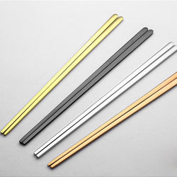 High Quality 304 Stainless Steel Titanium Plated Chopsticks, Home Goods, Gifts for Designers, Clean minimal gifts for designers and creatives, gift, design, designer - Gifts for Designers, Gifts for Architects