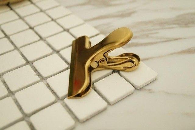 Brass Metal Clips and Coffee Scoop, , Gifts for Designers, Clean minimal gifts for designers and creatives, gift, design, designer - Gifts for Designers, Gifts for Architects