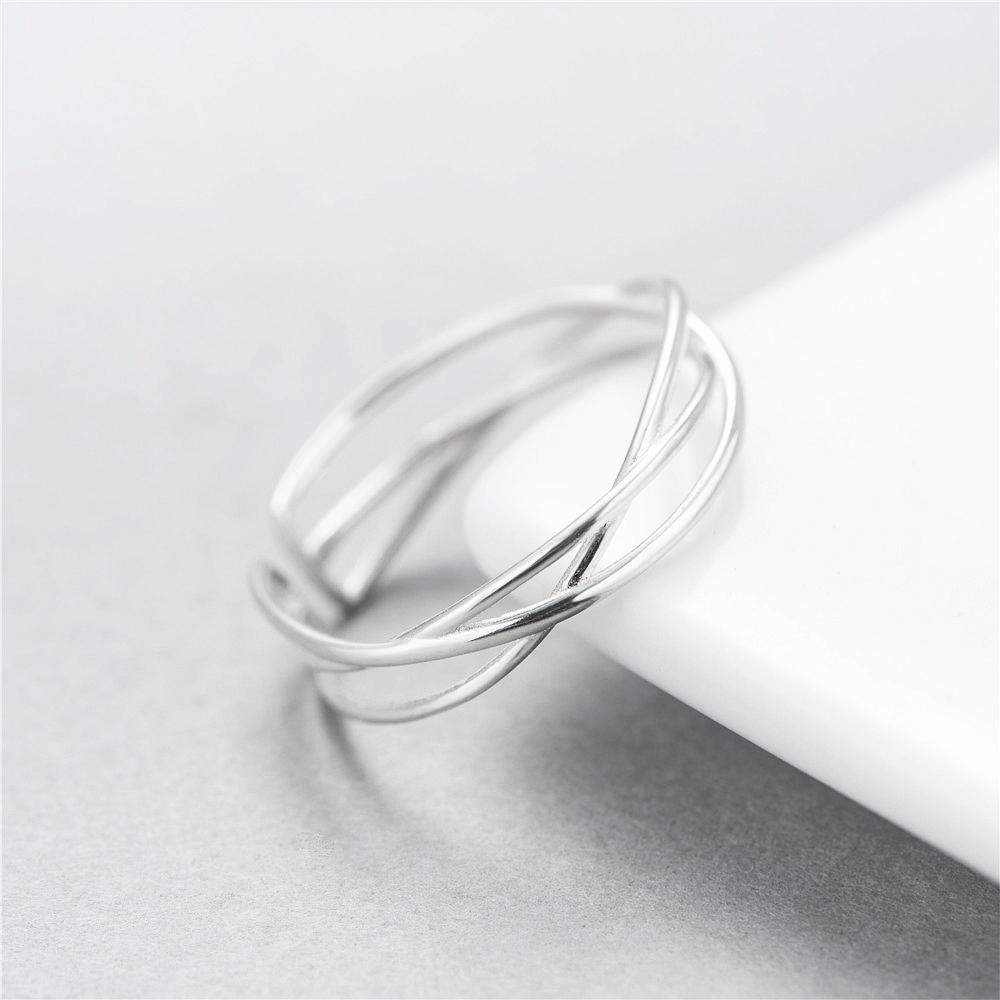 Sterling silver ring with silver wire wrap — Claire's Online Boutique