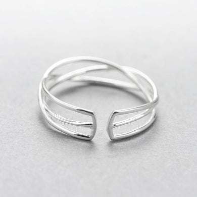 Woven Wire Sterling Silver Ring, , Gifts for Designers, Clean minimal gifts for designers and creatives, gift, design, designer - Gifts for Designers, Gifts for Architects