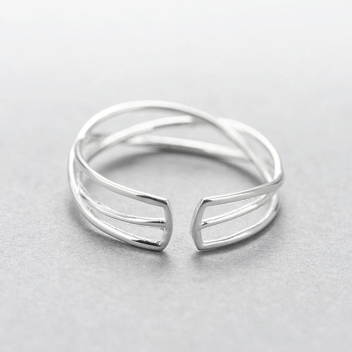 Woven Wire Sterling Silver Ring, , Gifts for Designers, Clean minimal gifts for designers and creatives, gift, design, designer - Gifts for Designers, Gifts for Architects
