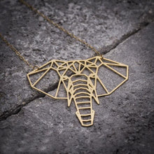 Geometric Elephant Necklace, , Gifts for Designers, Clean minimal gifts for designers and creatives, gift, design, designer - Gifts for Designers, Gifts for Architects