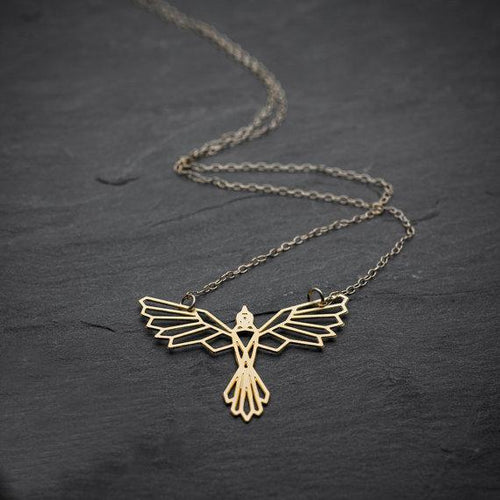 Geometric Phoenix Necklace, , Gifts for Designers, Clean minimal gifts for designers and creatives, gift, design, designer - Gifts for Designers, Gifts for Architects