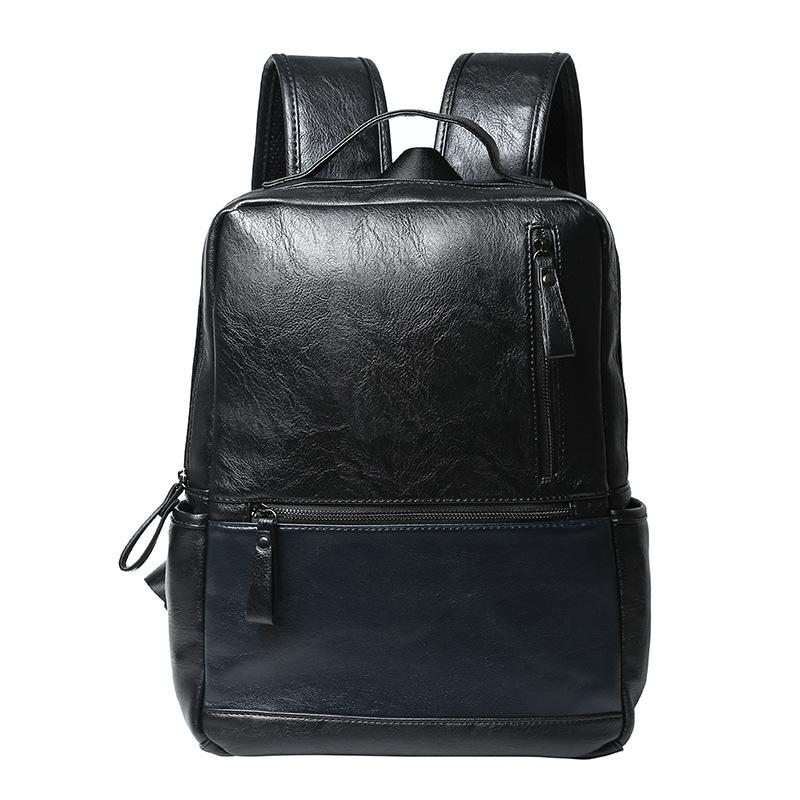 Leather Travel Laptop Backpack  Black Leather Backpack – Gifts for  Designers