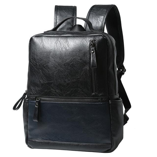 Leather Travel Laptop Backpack | Black Leather Backpack – Gifts for ...