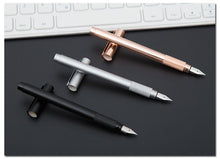 Minimal Metal Fountain Pen, , Gifts for Designers, Clean minimal gifts for designers and creatives, gift, design, designer - Gifts for Designers, Gifts for Architects