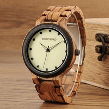 Wood Watch for Men with Luminous Hands, , Gifts for Designers, Clean minimal gifts for designers and creatives, gift, design, designer - Gifts for Designers, Gifts for Architects