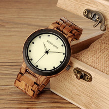 Wood Watch for Men with Luminous Hands, , Gifts for Designers, Clean minimal gifts for designers and creatives, gift, design, designer - Gifts for Designers, Gifts for Architects