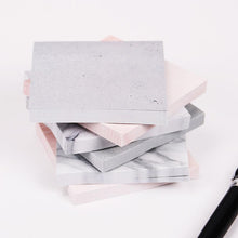 Marble and Cement Colored Sticky Notes, , Gifts for Designers, Clean minimal gifts for designers and creatives, gift, design, designer - Gifts for Designers, Gifts for Architects
