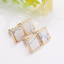 Geometric Marble Stone Earrings Women, , Gifts for Designers, Clean minimal gifts for designers and creatives, gift, design, designer - Gifts for Designers, Gifts for Architects