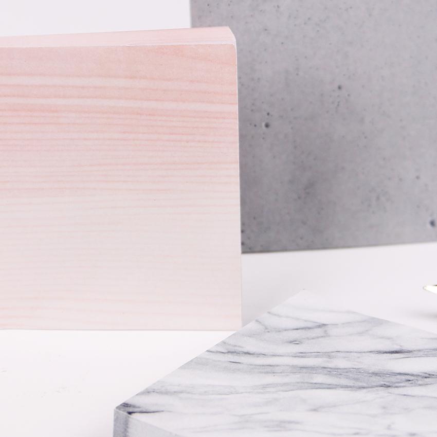 Marble and Cement Colored Sticky Notes – Gifts for Designers
