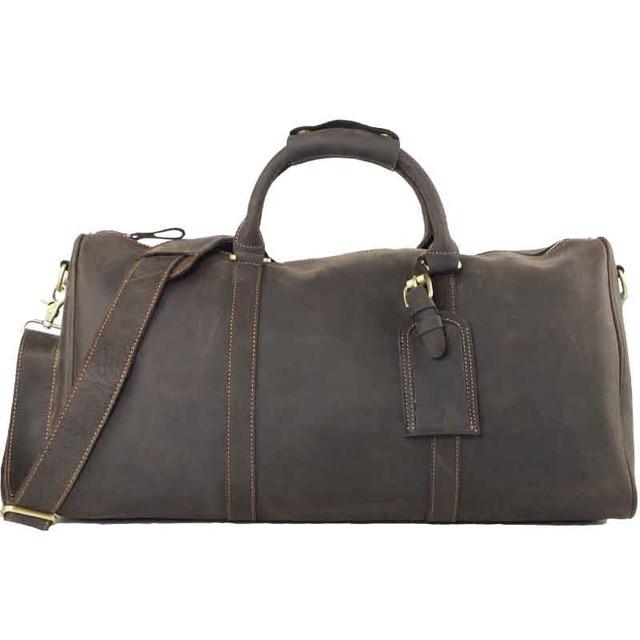 Minimalist Genuine Leather Travel Duffel | Leather Travel Bag, , Gifts for Designers, Clean minimal gifts for designers and creatives, gift, design, designer - Gifts for Designers, Gifts for Architects