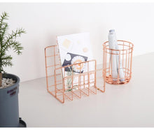 The Nordic Rose Gold Stainless Steel Desk Organizers, , Gifts for Designers, Clean minimal gifts for designers and creatives, gift, design, designer - Gifts for Designers, Gifts for Architects