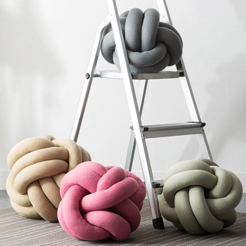 Handmade Knot Ball Pillow Gifts for Designers