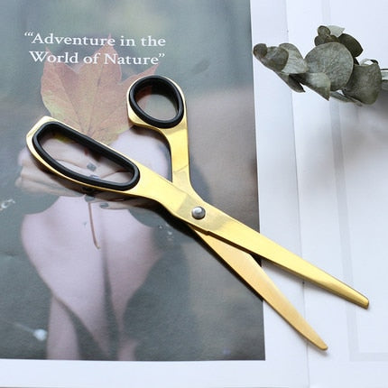 Minimalist Modern Brass Scissors – Gifts for Designers