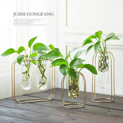 Minimalist Rose Gold Wire Decorative Plant Vases, , Gifts for Designers, Clean minimal gifts for designers and creatives, gift, design, designer - Gifts for Designers, Gifts for Architects