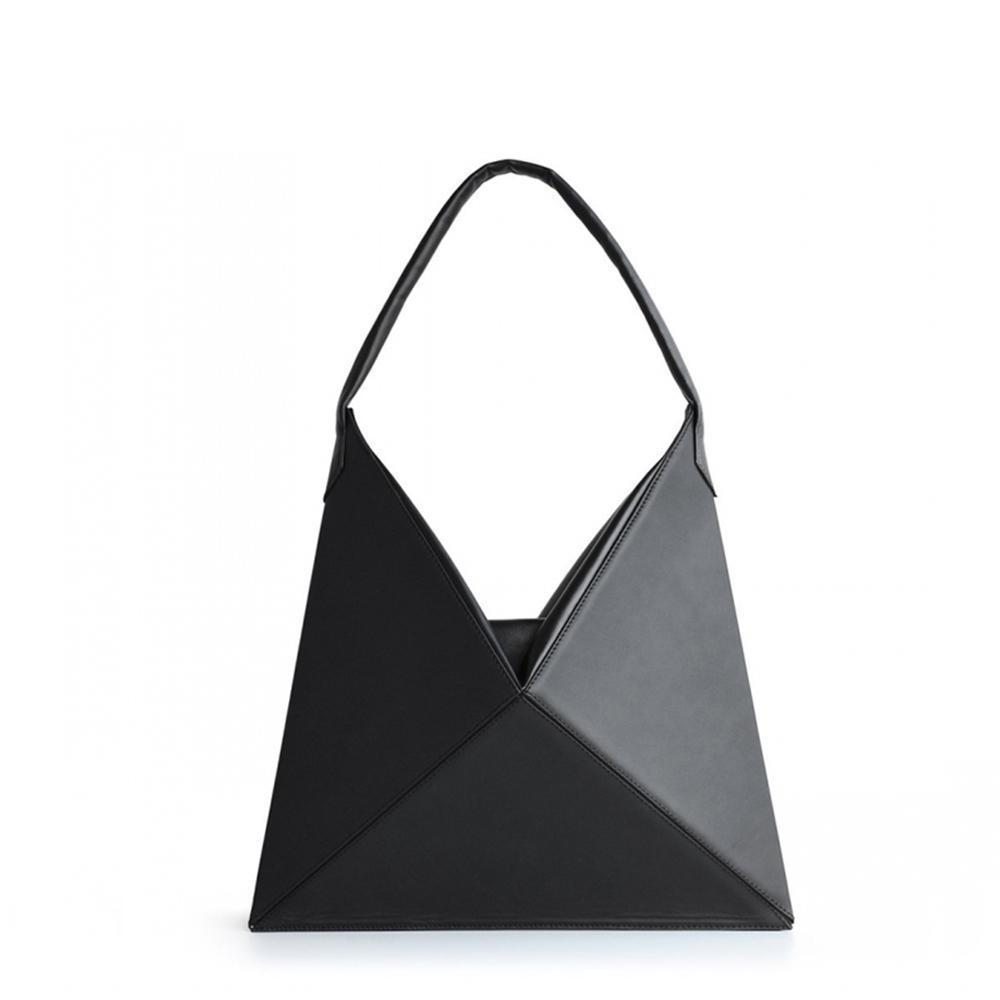 Mid Origami Bag - Functional Tote black-with-gold-hardware