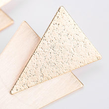 Geometric Double Solid Triangle Earrings, , Gifts for Designers, Clean minimal gifts for designers and creatives, gift, design, designer - Gifts for Designers, Gifts for Architects