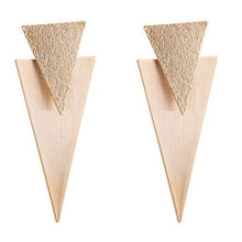 Geometric Double Solid Triangle Earrings, , Gifts for Designers, Clean minimal gifts for designers and creatives, gift, design, designer - Gifts for Designers, Gifts for Architects