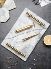 European Gold Handle Marble Tray, , Gifts for Designers, Clean minimal gifts for designers and creatives, gift, design, designer - Gifts for Designers, Gifts for Architects