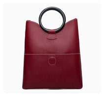 Minimalist Geometric PU Leather Handbag | Designer Leather Handbag, , Gifts for Designers, Clean minimal gifts for designers and creatives, gift, design, designer - Gifts for Designers, Gifts for Architects