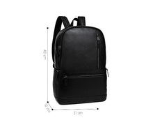 14" Black Minimal Backpack with Front Zipper, , Gifts for Designers, Clean minimal gifts for designers and creatives, gift, design, designer - Gifts for Designers, Gifts for Architects